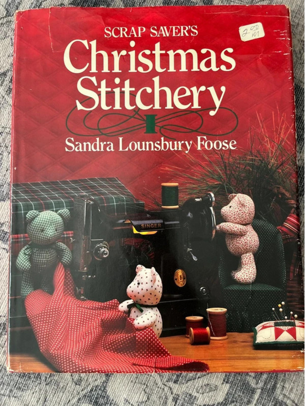 Vintage Christmas stitchery sewing projects